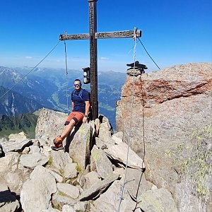 Tomáš na vrcholu Ahornspitze (19.8.2023 11:52)