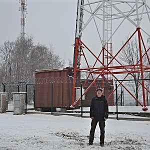 Jarda Vála na vrcholu Vysoká (11.12.2021)