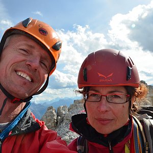 Jar Faldy na vrcholu Cima Grande (6.7.2016 18:11)