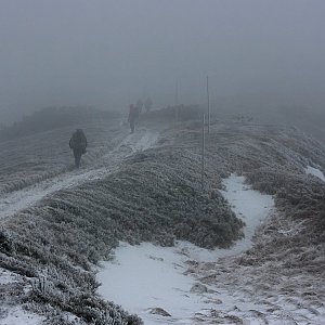 Bouřka na vrcholu Latiborská hoľa (30.10.2016 9:48)