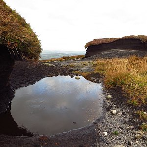 Iveta Válová na vrcholu Sorrel Hill (31.10.2015)