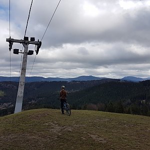 Marcela Kubíčková na vrcholu Soláň V vrchol I (15.4.2023 9:40)