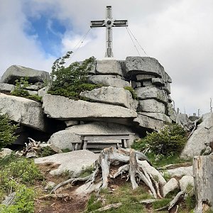 Martin Mares na vrcholu Plechý (27.5.2022 11:31)