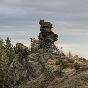 Jiří Vlášek na vrcholu Vysoký kámen (2.1.2022 15:31)