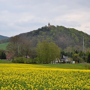 Jarda Vála na vrcholu Hrádek (21.4.2014)