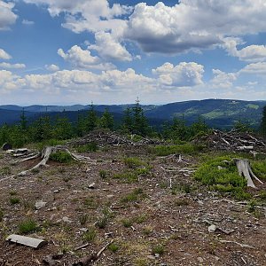 ZdenkaV na vrcholu Grapa JV vrchol (16.6.2021)