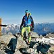 Martin Horáček na vrcholu Grand Combin de Valsorey (20.7.2023 7:47)