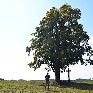 Jarda Vála na vrcholu Roudnice (4.9.2021)