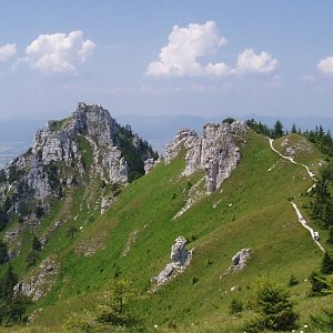 Lukáš Hradecký na vrcholu Ostrá (12.8.2003 13:00)