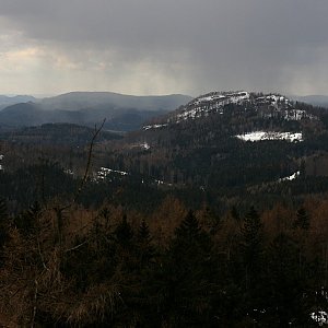 Bouřka na vrcholu Konopáč (Jelení skály) (5.2.2022 14:33)