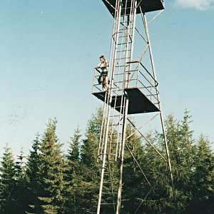 Iveta Válová na vrcholu Skorušina (15.8.2004)