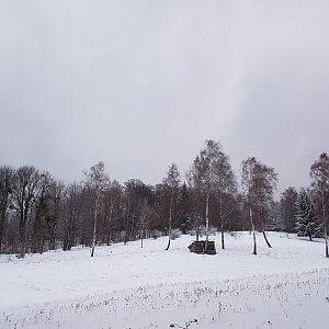 Marcela Kubíčková na vrcholu Kamenné (28.1.2022 16:30)