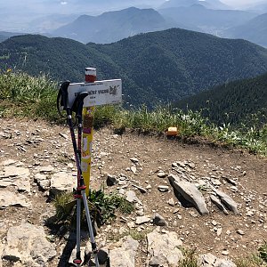 Radka D na vrcholu Steny, južný vrchol (3.7.2022 10:45)