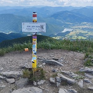 Jakub Kotzot na vrcholu Steny, južný vrchol (4.7.2023 14:16)