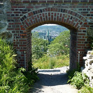 Mountainer na vrcholu Kristiansten Hill (16.7.2011 13:45)