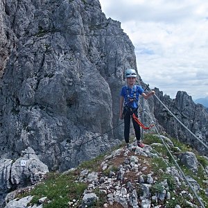 Martin Horáček na vrcholu Daumling (18.7.2016 12:10)