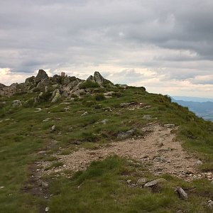 Petr Pepe Peloušek na vrcholu Chabenec (16.6.2018 14:55)