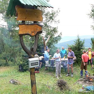 Jarda Vála na vrcholu Baňa (5.7.2007)