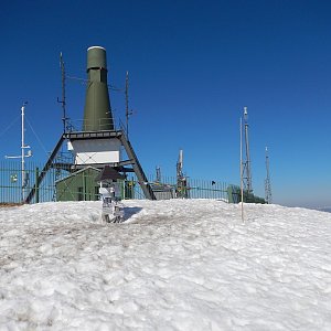 Rastislav Biarinec na vrcholu Krížna (5.4.2020 9:54)