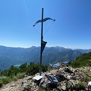 Tereza na vrcholu Eibenberg (21.7.2024 11:30)