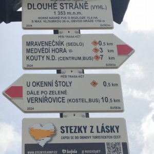 Honza Krňa na vrcholu Dlouhé stráně (22.8.2024 13:57)