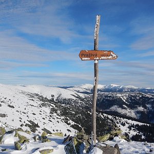 Rastislav Biarinec na vrcholu Prašivá (13.12.2014 11:45)