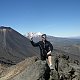 ZdenkaV na vrcholu Mount Tongariro (17.1.2009)