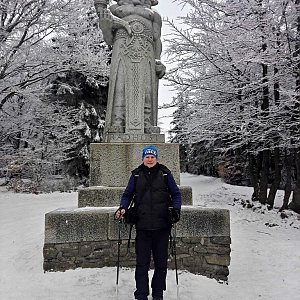 kaltz na vrcholu Radegast - Z vrchol I (15.1.2018 20:43)