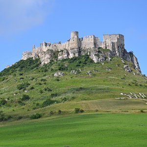 Jarda Vála na vrcholu Spišský hradní vrch (21.7.2011)