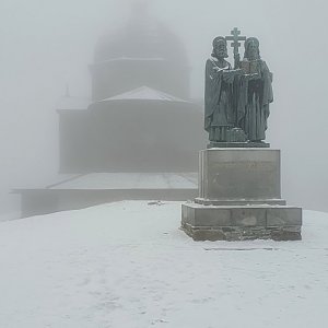 Peťulik na vrcholu Radhošť (26.2.2022 15:52)