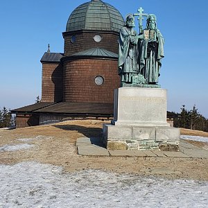 Peťulik na vrcholu Radhošť (20.3.2022 8:59)