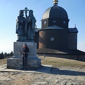 Peťulik na vrcholu Radhošť (23.4.2022 17:18)