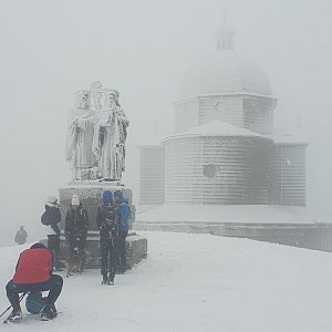 Peťulik na vrcholu Radhošť (9.12.2022 13:27)