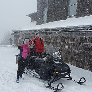 Peťulik na vrcholu Radhošť (26.2.2023 10:55)