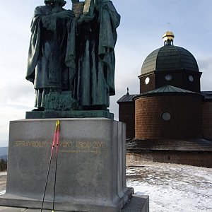 Peťulik na vrcholu Radhošť (15.3.2023 16:00)