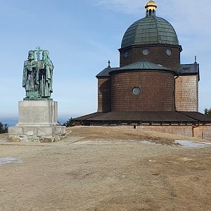 Peťulik na vrcholu Radhošť (18.3.2023 8:09)