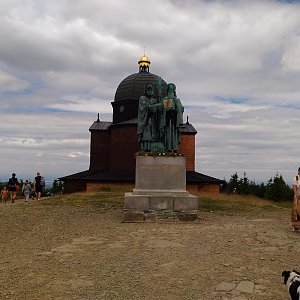 Žirafka183 na vrcholu Radhošť (17.7.2017 12:25)