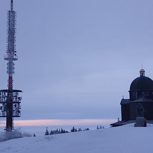 Rado na vrcholu Radhošť (9.2.2021 17:03)