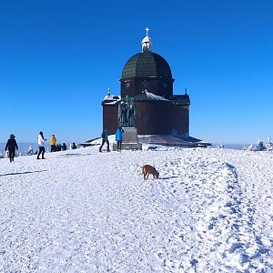 Jiří na vrcholu Radhošť (14.2.2021 14:19)