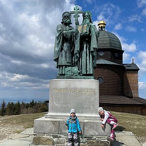 Radek na vrcholu Radhošť (8.5.2021 14:08)