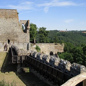 Michal Kříž na vrcholu Cornštejn (1.7.2019 10:00)