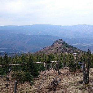 Michal na vrcholu Obří skály (15.4.2017 13:41)