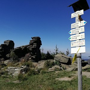 filipka na vrcholu Obří skály (21.8.2020 16:25)