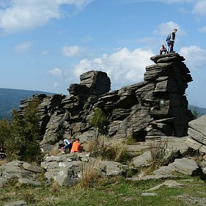 krupjan na vrcholu Obří skály (28.9.2017 13:26)