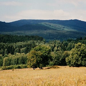 Bouřka na vrcholu Smrčina/Hochficht (13.7.2003 12:00)