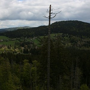 Bouřka na vrcholu Kunžvart (15.5.2016 11:22)