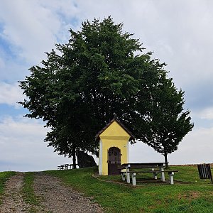 Anna na vrcholu Panský kopec (27.8.2023)