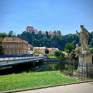 Alexandr Starý na vrcholu Vranov nad Dyjí (9.8.2020 12:40)