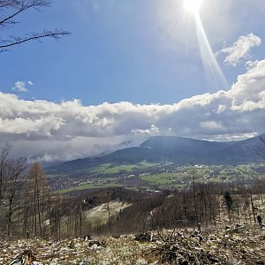 Raduš Nováková na vrcholu Skalka (24.3.2024 10:38)