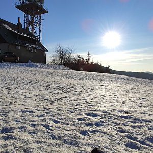 Jakub Kotzot na vrcholu Malý Javorový (12.3.2022 16:12)